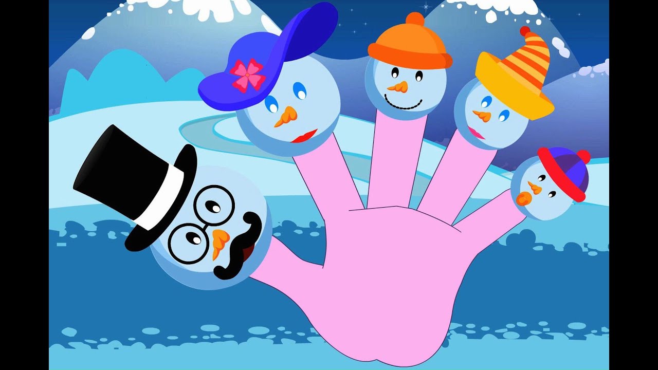 Finger Family Snowmen | Nursery Rhymes For Kids