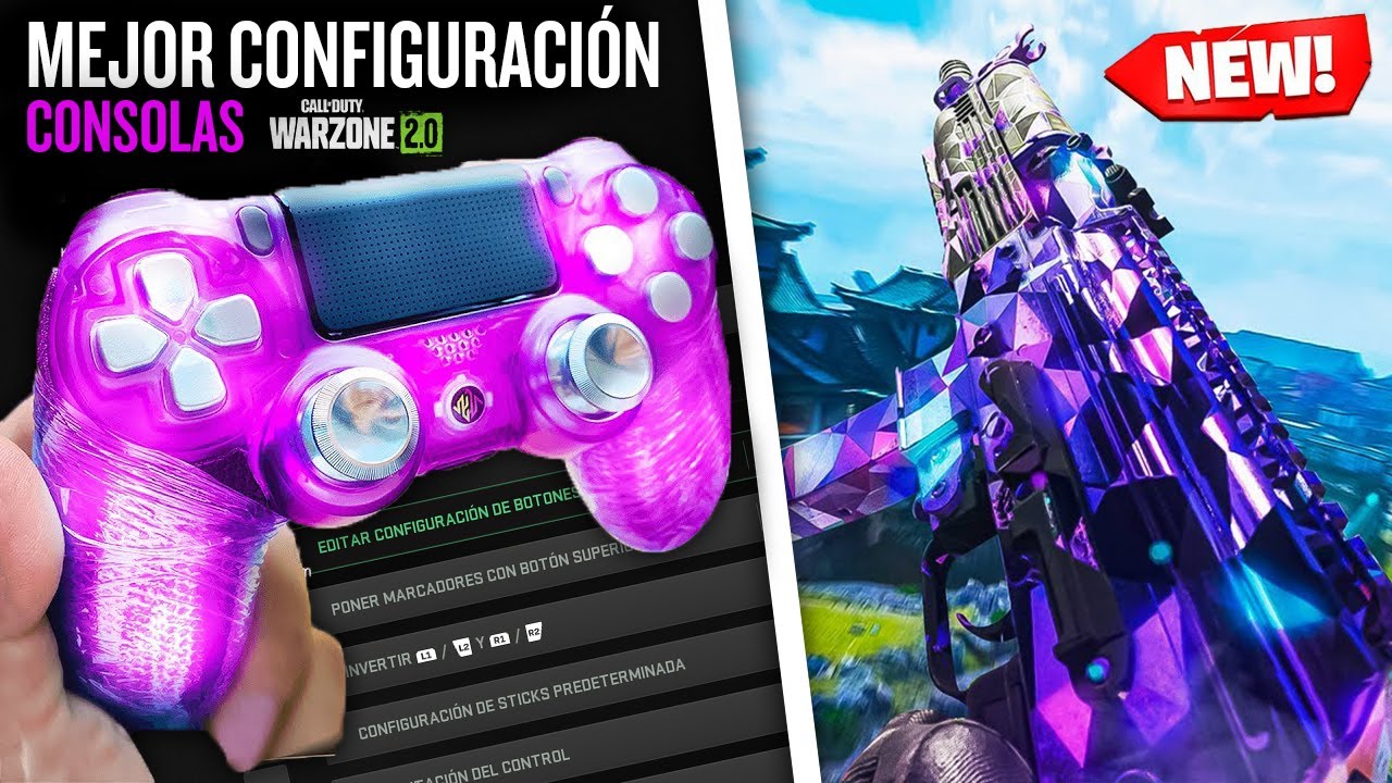 MEJOR CONFIGURACION para CONSOLAS en WARZONE 2 que USAN los PROS (MANDO) PS4, PS5, XBOX