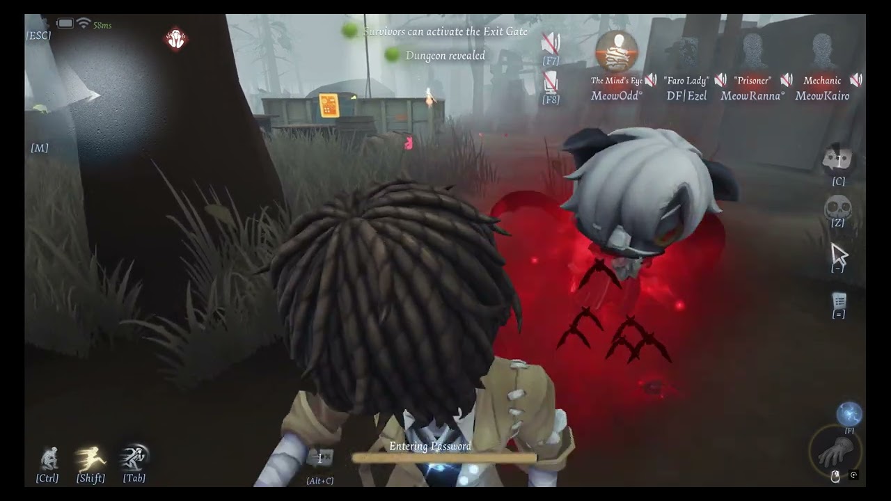 Legend Match - Núp lùm thần chưởng - Prisoner Gameplay | Identity V