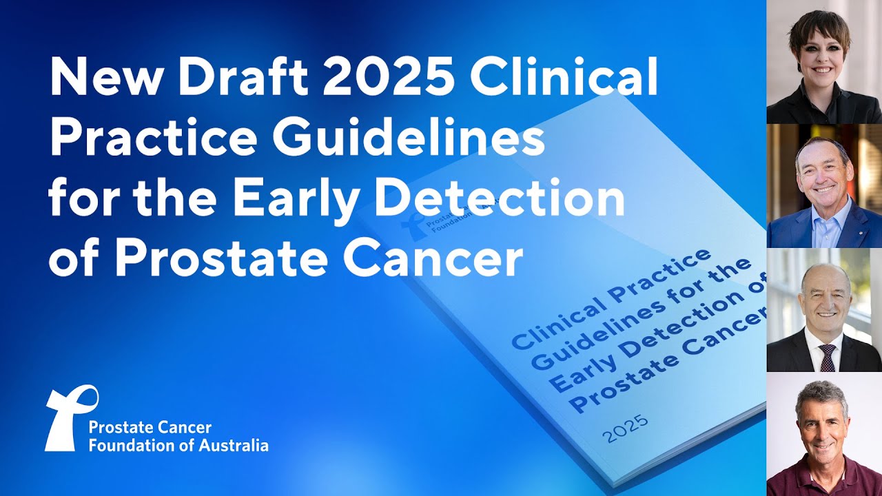 New Draft 2025 Clinical Practice Guidelines for the Early Detection of Prostate Cancer