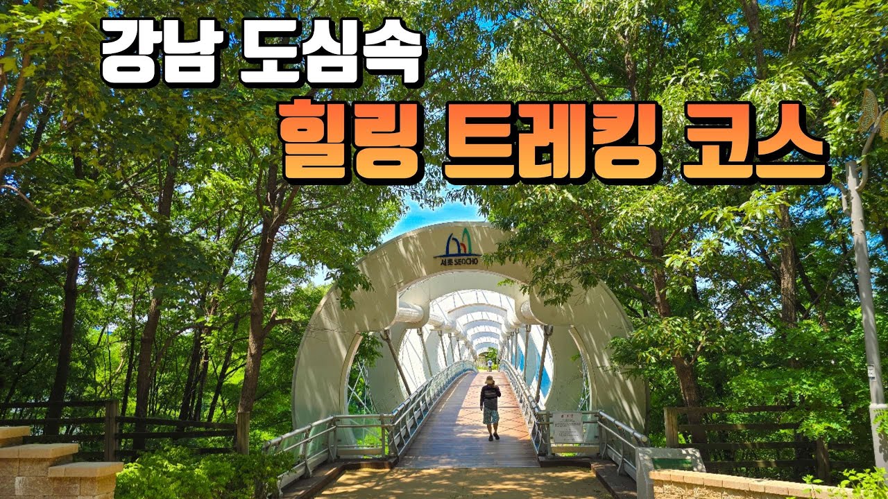 지하철역에서 1분 4.5km 비밀 트레킹 코스 / 혼자 걷기 좋은 길 /서초행복길 5코스 / 서리풀공원 몽마르뜨 공원