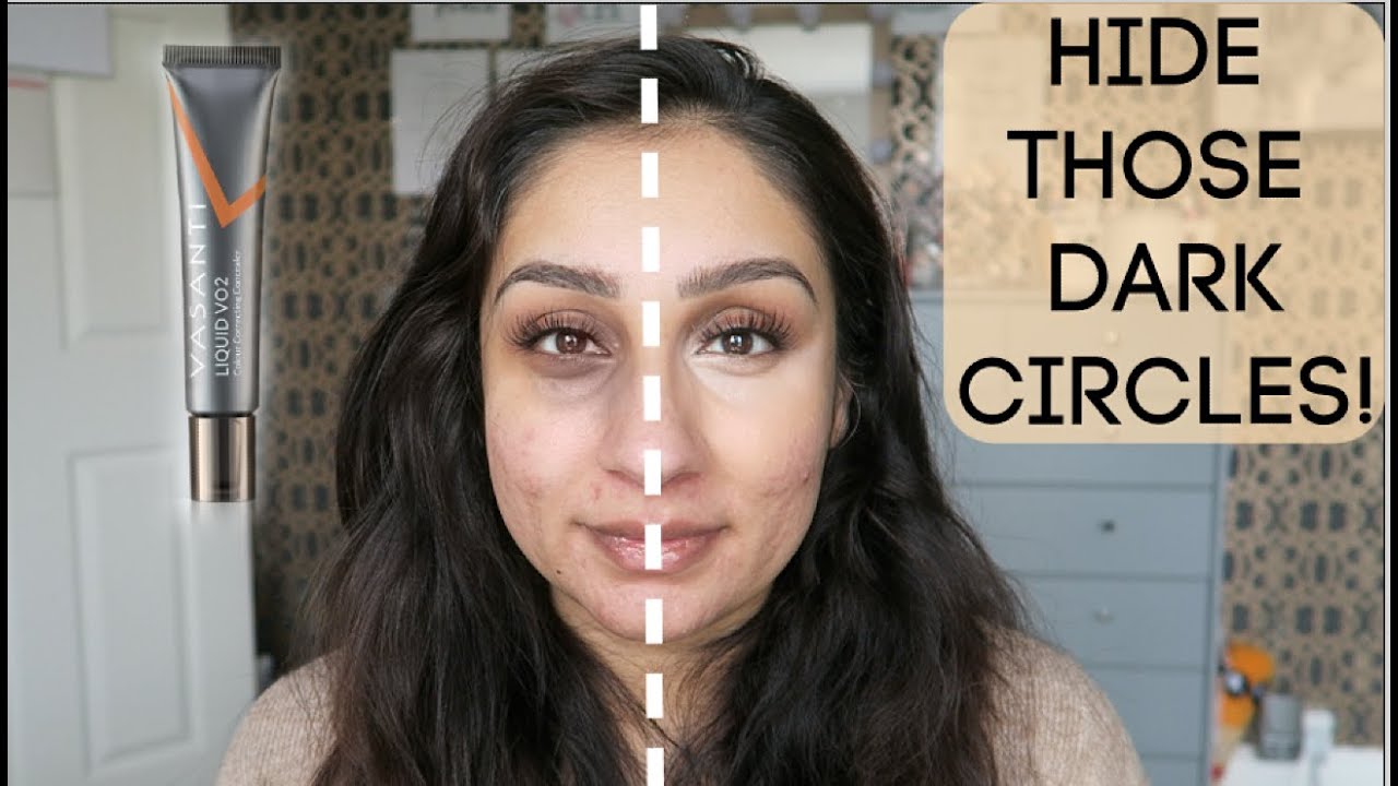 How to conceal dark circles using vasanti comsetics 02 Indian skin