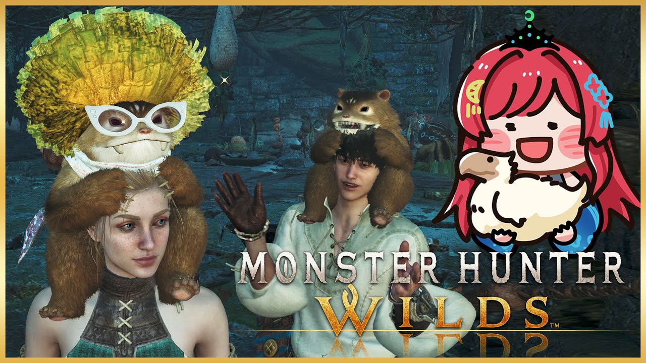 【 #MonsterHunterWilds】不想錯過女神頭頂一隻莫利巴的快來加入！▶  #魔物獵人：荒野 ◀   | #染月  煙