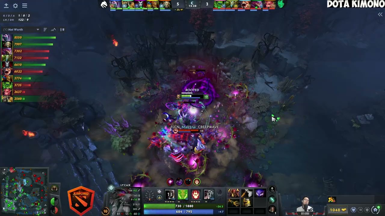 🔥 COLLAPSE - LYCAN : TEAM SPIRIT VS TEAM FALCONS EWC 2025 - DOTA 2 Gameplay 7.39C #lycan 6 1 10 🔥