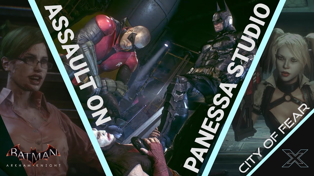 Batman: Arkham Knight : Main Story - Assault On Panessa Studios Part 1 Walkthrough