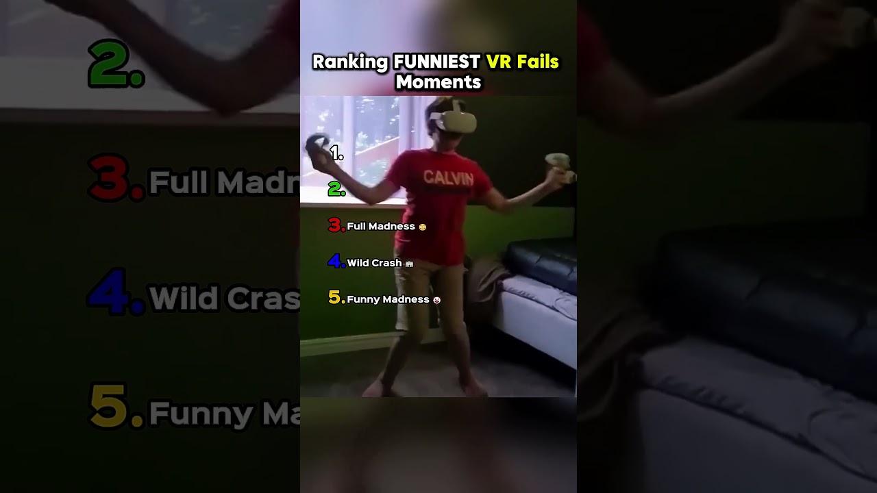 Ranking Funniest VR Fails Moments P.2 || 