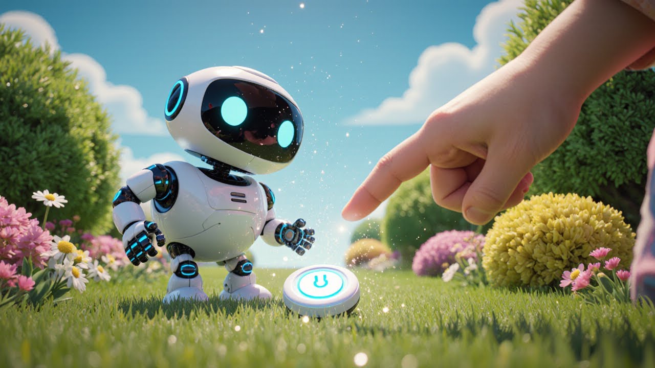 Oops! Sleepy Robot Lost His Power Button | Nursery Rhymes for Kids & Baby Songs