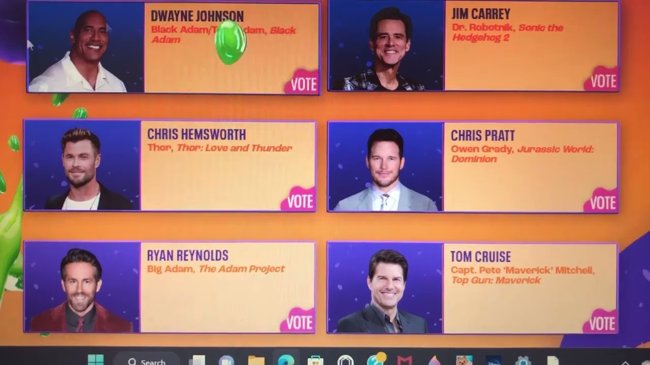 Kids' Choice Awards 2023 Voting