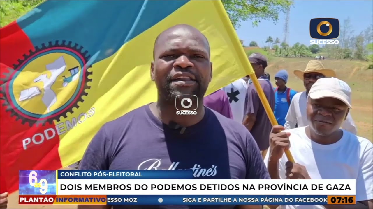 DOIS MEMBROS DO PARTIDO PODEMOS DETIDOS EM XAI-XAI