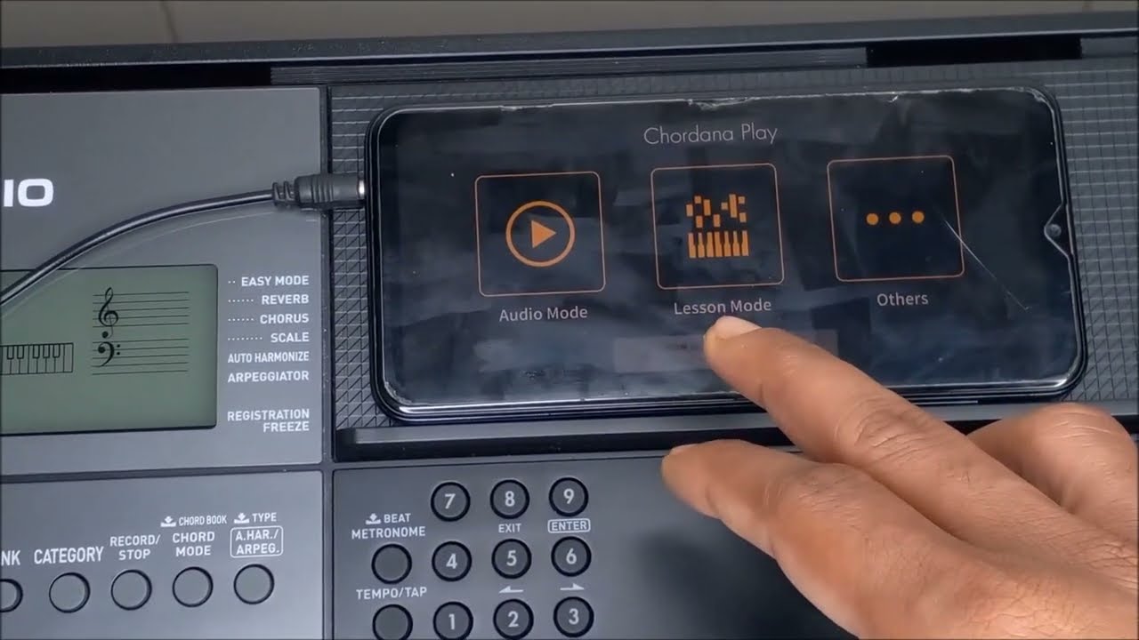 Chordana Play APP connection in Casio CTX 870 in || what we can do by making this connection