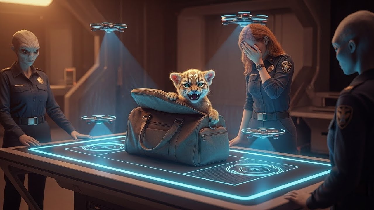 Security Scanned the Human's Bag, And Cub Hissed From Inside Saying, 