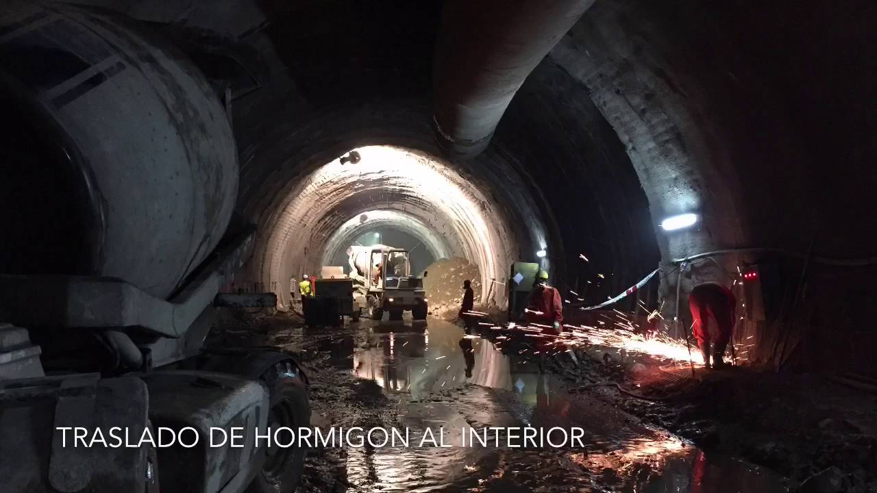 Construcción linea 3 metro