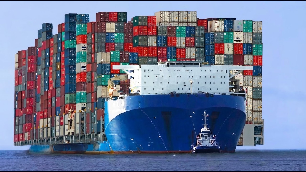 Dentro del Portacontenedores más Grande del Mundo