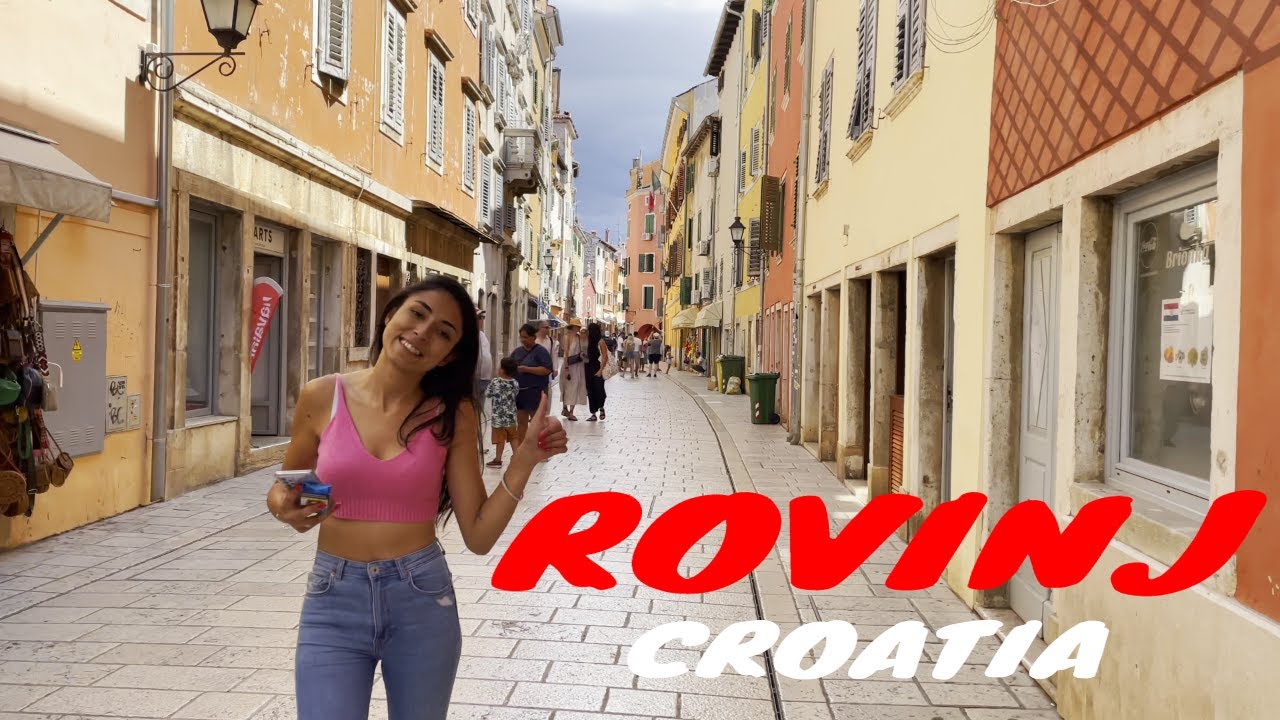Rovinj 🇭🇷 Croatia ► Walking tour in the old town ► 4K Video
