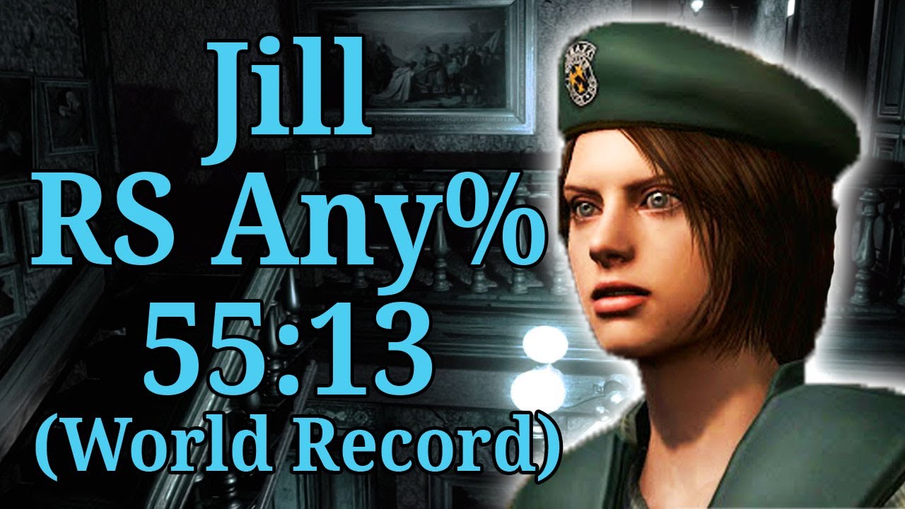 [World Record] Resident Evil HD Remaster | Jill Real Survival Any% - 55:13 (Door Skip)