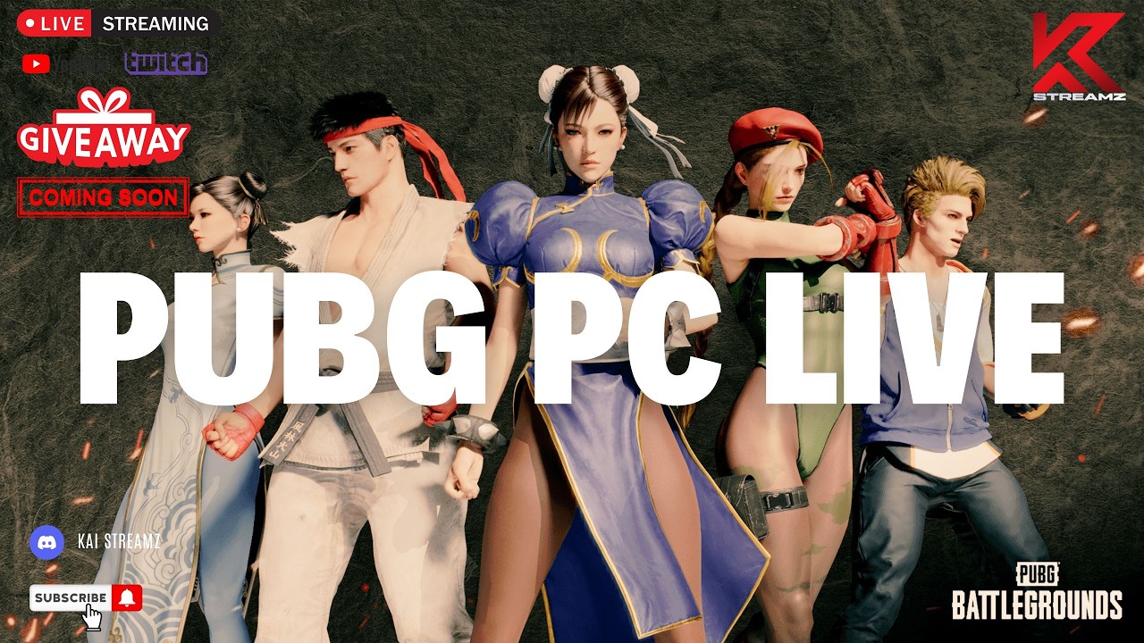 PUBG PC Live | RTX 5090 | Kai Streamz | #pubg #pubgindia