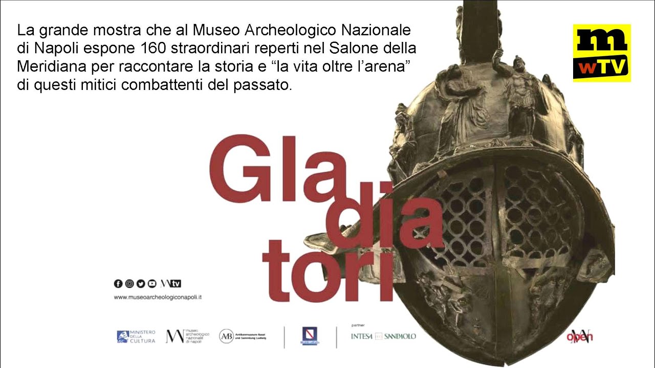 Gladiatori: al Museo Archeologico di Napoli la grande mostra sui mitici lottatori del passato