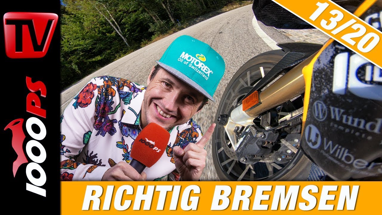 Bremsen in der Kurve - Motorrad fahren lernen 13/20