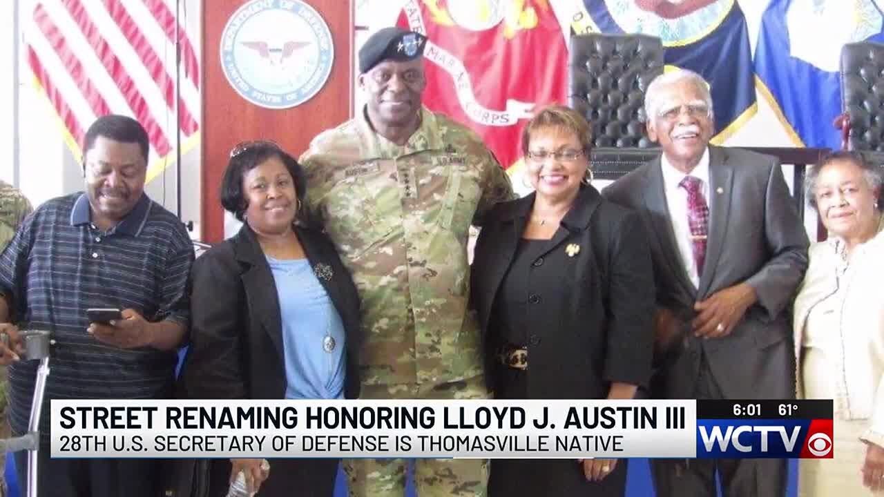 Thomasville raised, former U.S. Defense Secretary Lloyd Austin III to be honored with street rena...