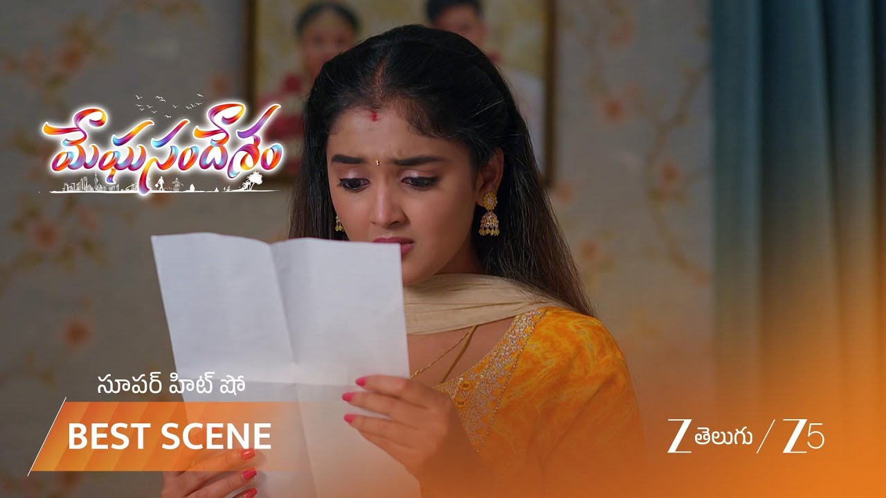 MEGHASANDESAM | గగన్ రాసిన లేఖ చదివి ఎమోషనల్ అయిన భూమి!
