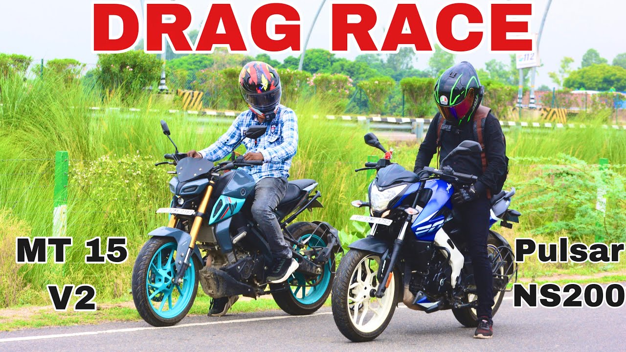 Yamaha MT 15 V2 vs Bajaj Pulsar NS200 | Drag Race| यामहा से यही उम्मीद थी 😱