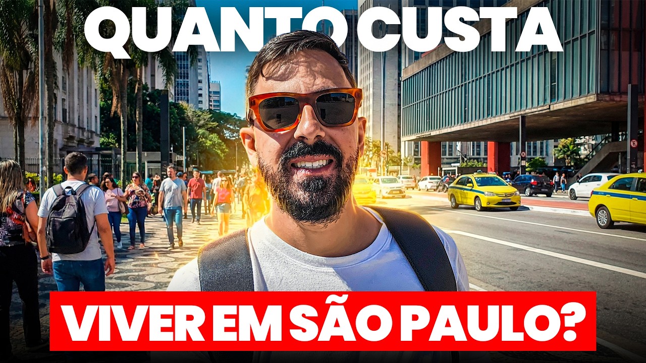 Quanto CUSTA e COMO é VIVER em SÃO PAULO em 2026? | Todos os PREÇOS + Tour pelo Apartamento