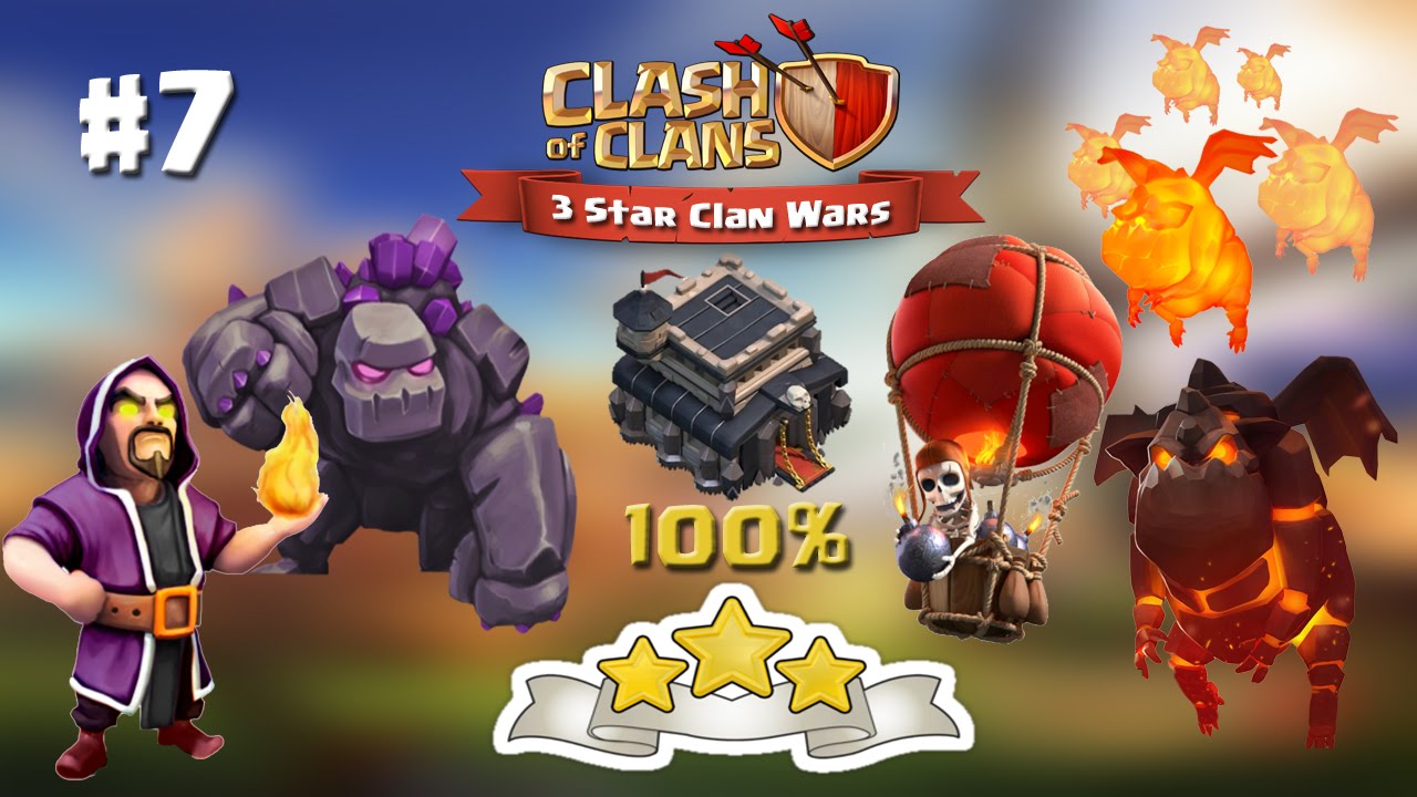 Clash of Clans | TH9 | 3 Star Attacks with GoLaLoon #7