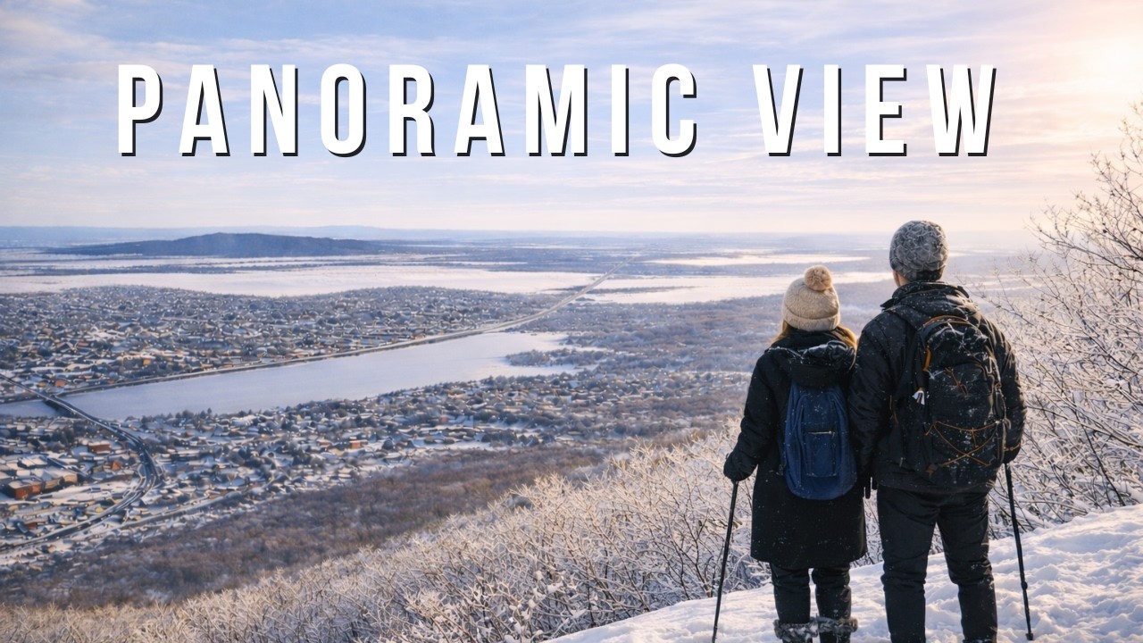 Winter Hiking Adventure | Mont Saint-Hilaire, Canada