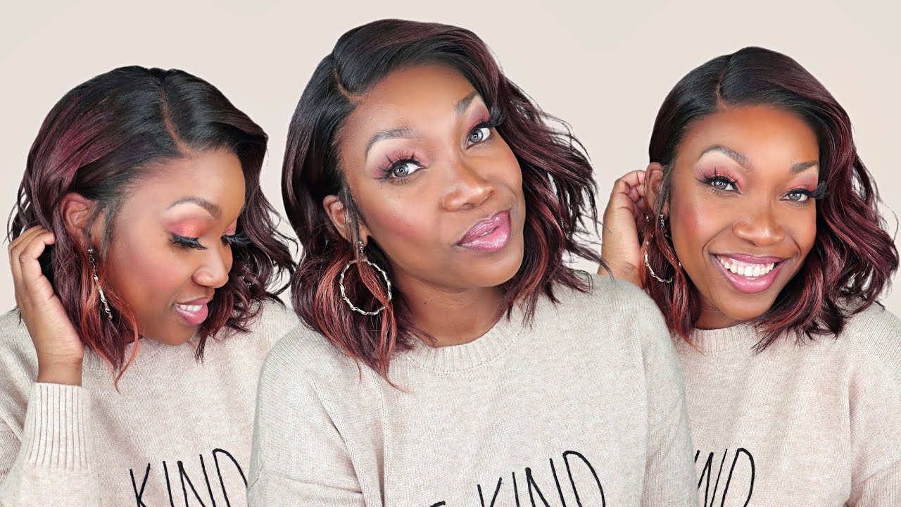 📣😍BEST SYNTHETIC Wavy Bob HD Lace Front WIG FOR EVERYDAY 😱‼️ Outre Melted Hairline JAYCIANA