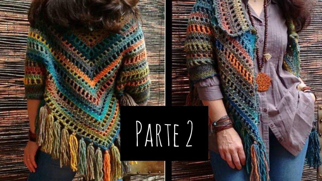 Saco Crochet Top Down Parte 2/2