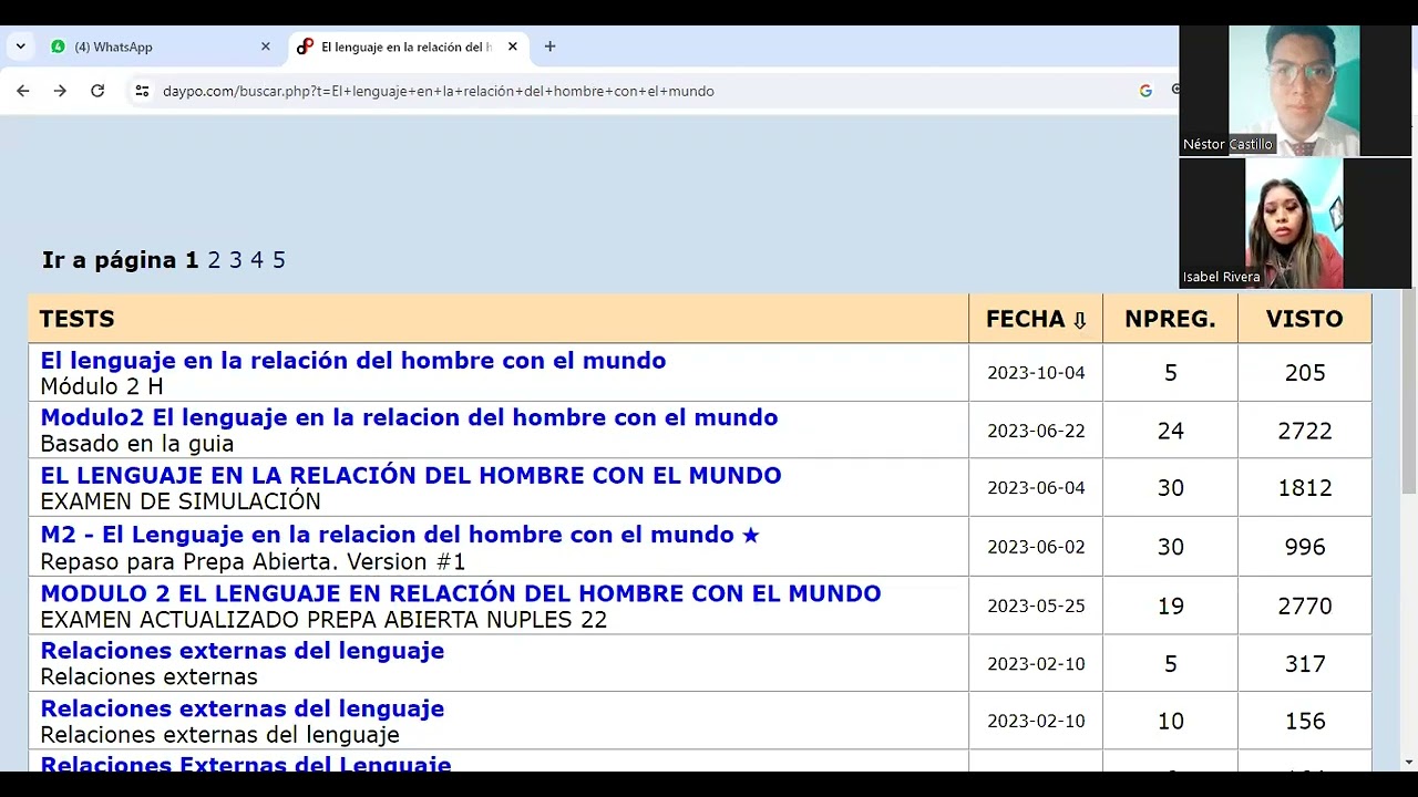 El lenguaje en la relación del hombre con el mundo (Guía tipo examen) Prepa abierta