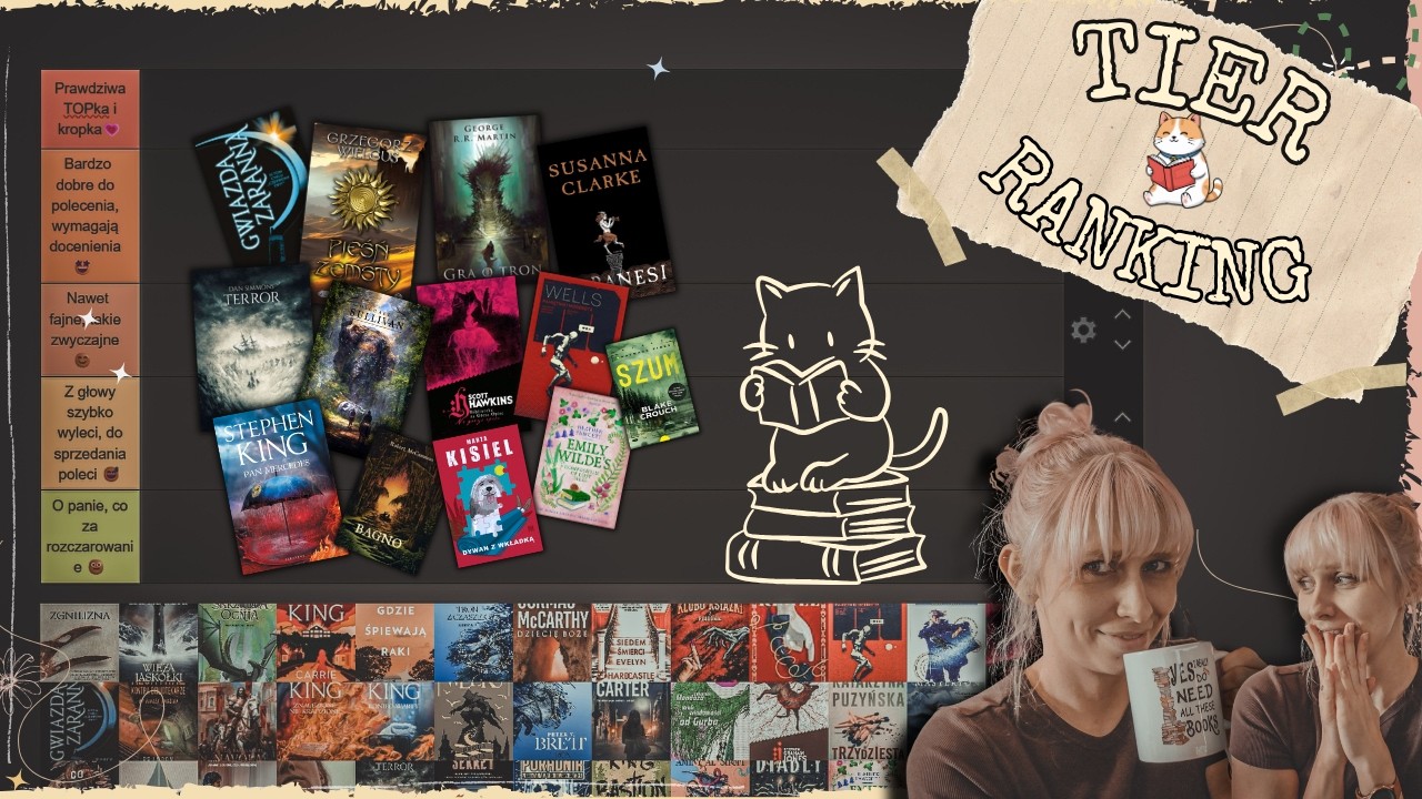 TIER RANKING 📖👍📊wszystkich KSIĄŻEK DRUGIEJ POŁOWY 2025! 🥰📈 FANTASTYKA I KRYMINAŁ ponad 70 tytuł&oacute;w