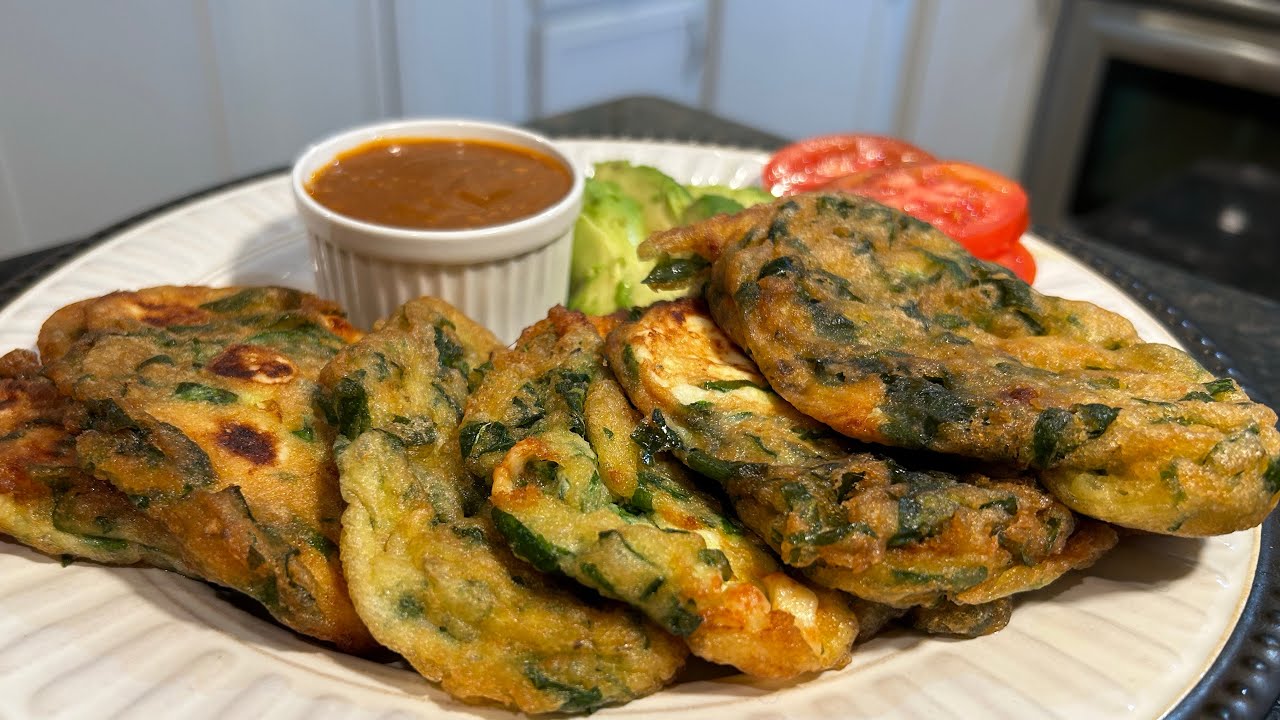 TORTITAS DE HOJAS DE NABO