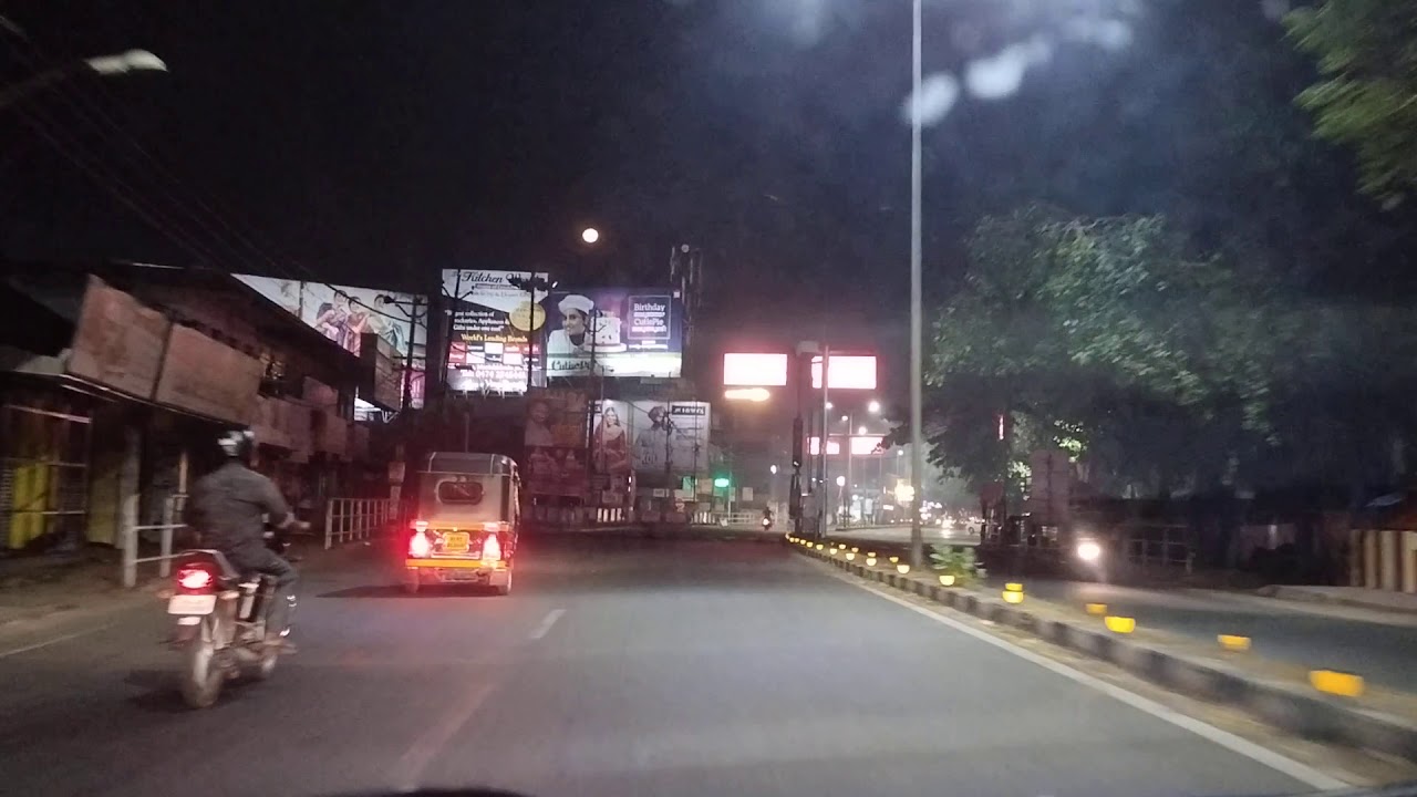 Kollam City Night Drive 🤩😍🥰To Pallimukku കൊല്ലം നഗരത്തിലൂടെ ഒരു രാത്രി യാത്ര!!!