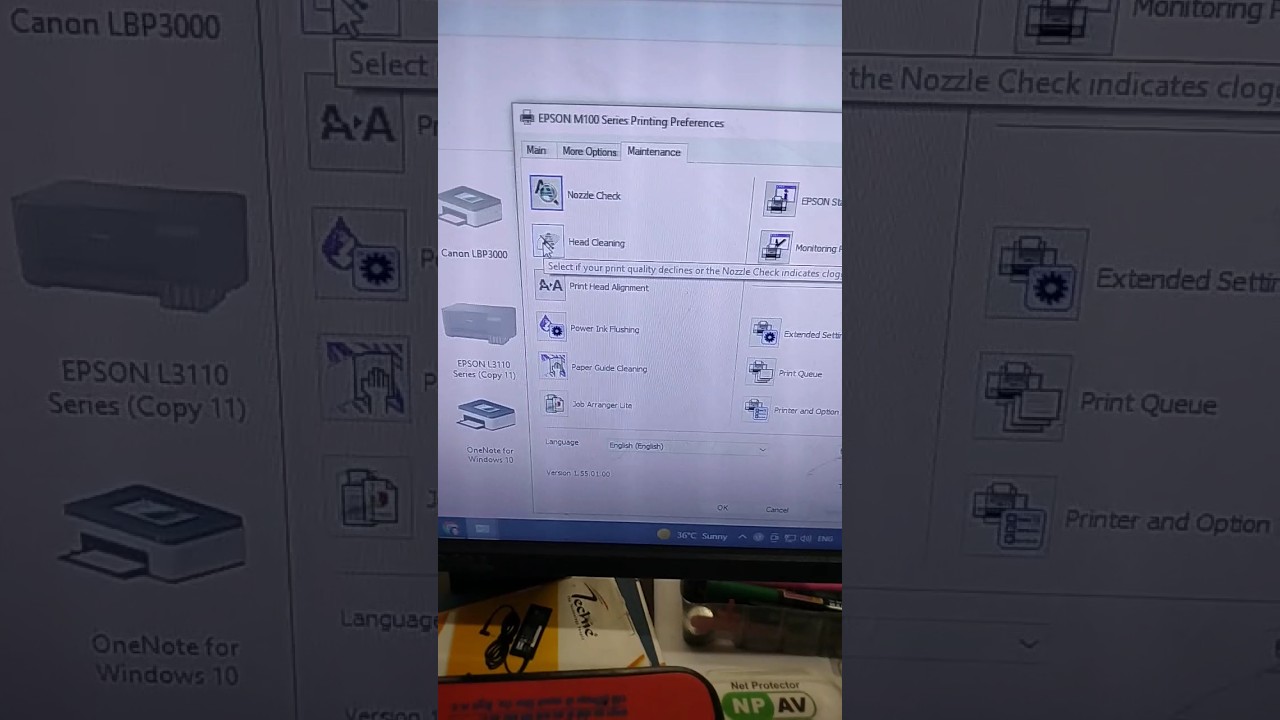 All Epson Printer Head Cleaning | How to Head Cleaning Printers#macnitesh#2023