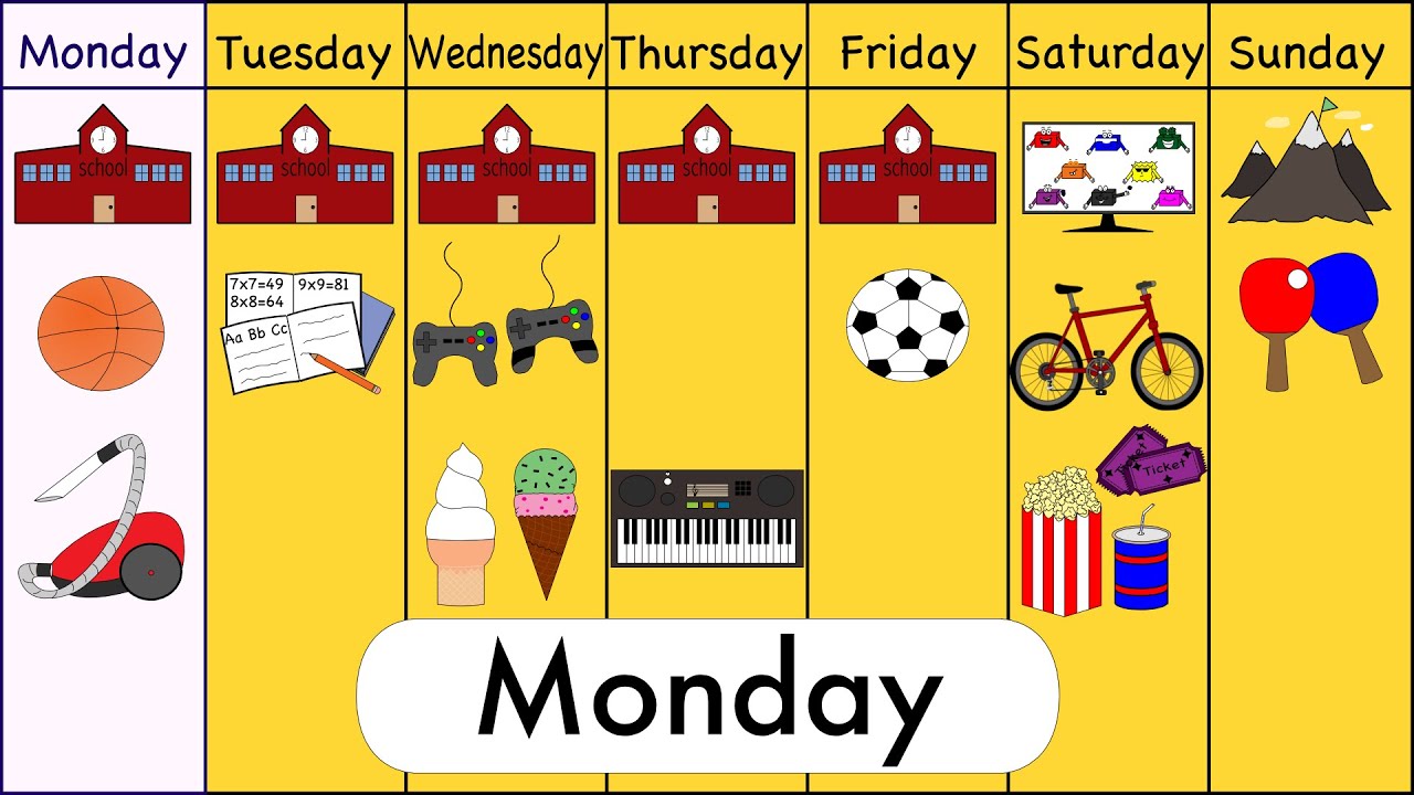 Days Of The Week Song