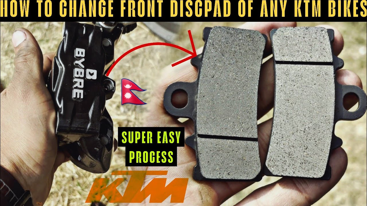 HOW TO CHANGE FRONT DISCBRAKE PAD OF ANY KTM/HUSQVARNA BIKE|DUKE|RC KO DISCPAD KASARI CHANGE GARNE?🛠