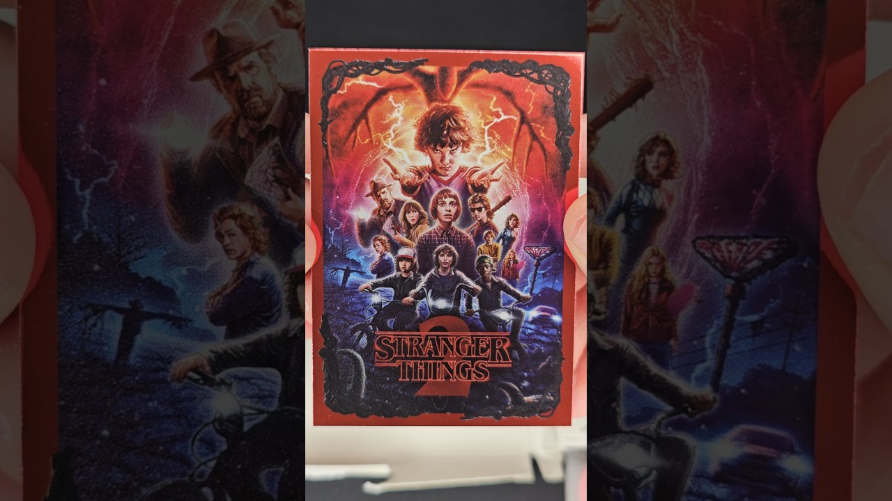 💥Stranger Things stickers💥 #viral #strangerthings #80smusic #packopenning #netflix #sticker #shorts