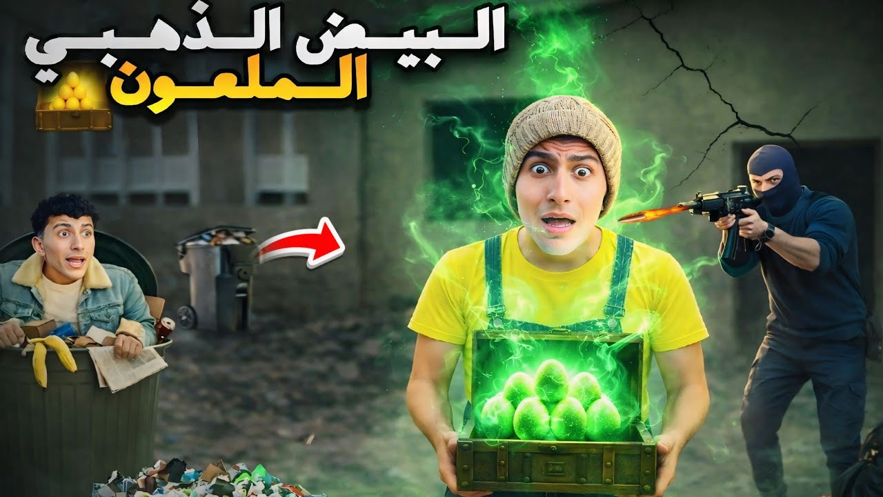 فيلم🔥لما اخوك الصغير يلاقي صندوق بيض ذهب ملعون😂😱 |محمد وعبده |( محمد عماد )