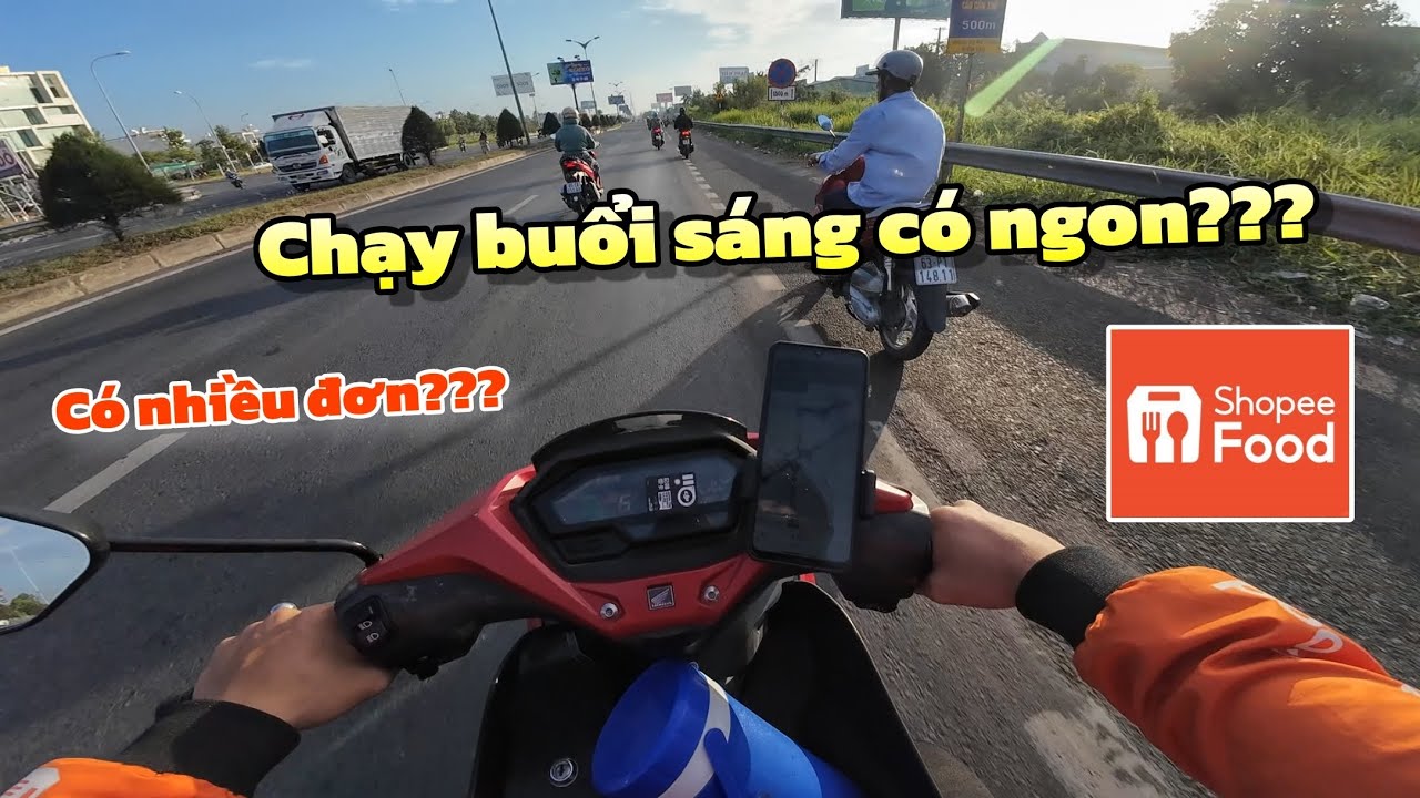 Buổi Sáng Làm Việc Của Tài Xế SHOPEE FOOD có gì?