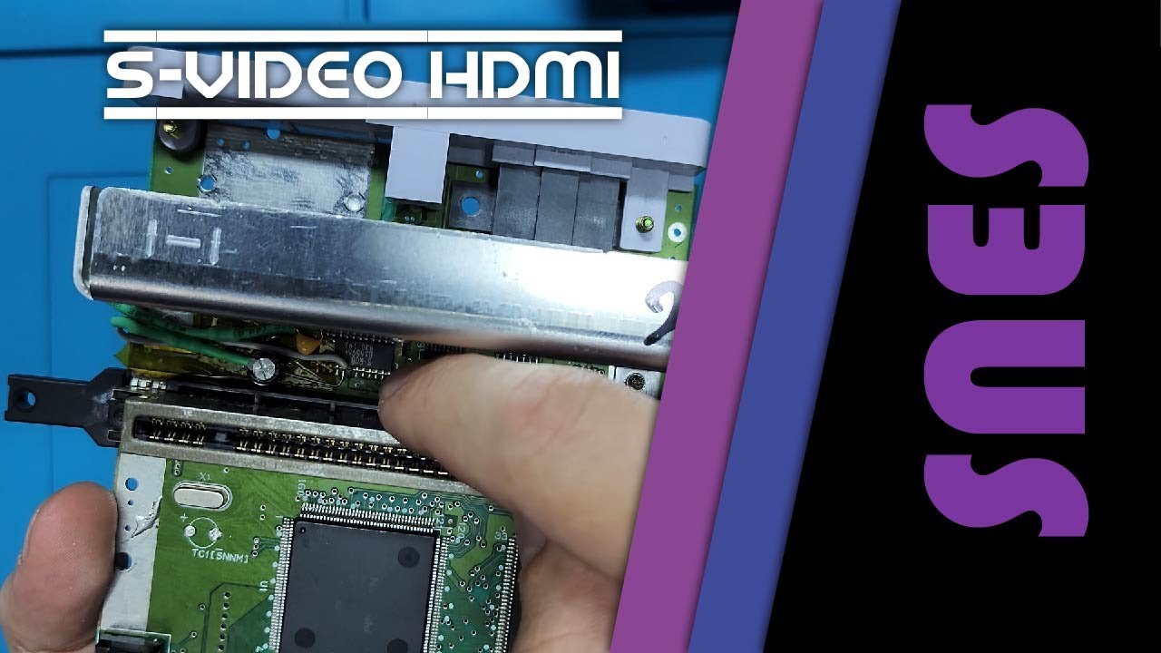 SNES Baby - S-Video HDMI Mod
