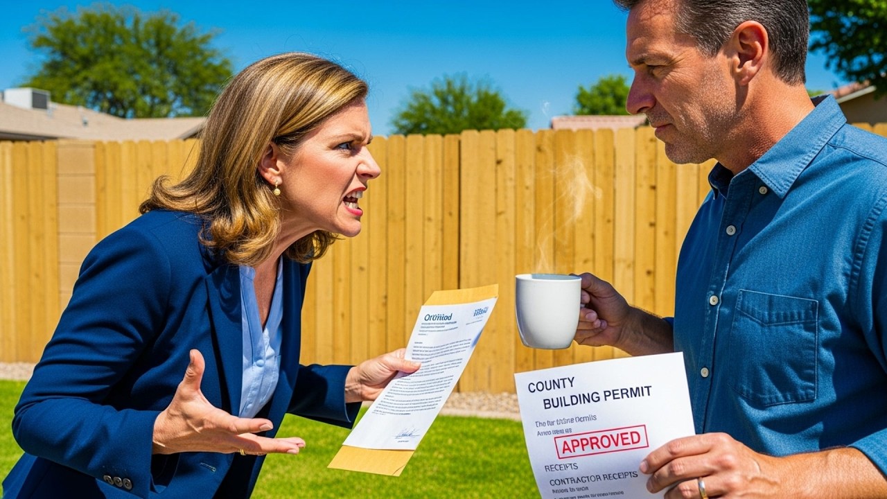 HOA Fined Me For Fence Violation, Building Permit Proves It Was Approved By The County