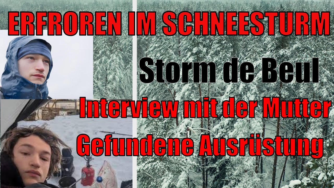 Storm de Beul am 30.10.24 erfroren im Schneesturm mehr Informationen