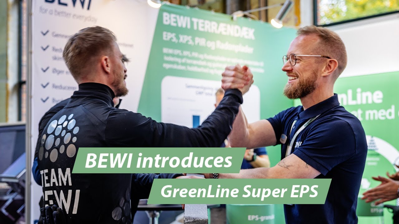 BEWI introduces GreenLine Super EPS, insulating boards made from recycled grey EPS