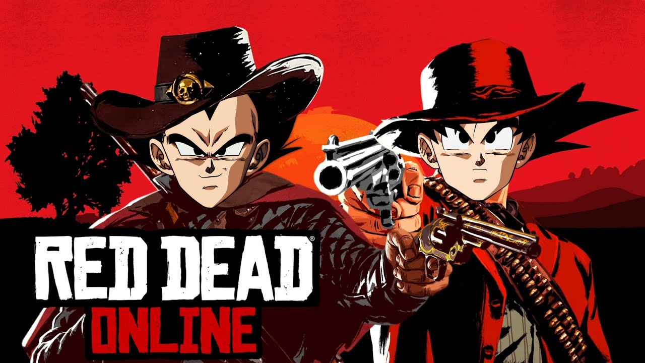 Goku and Vegeta Play Red Dead Online