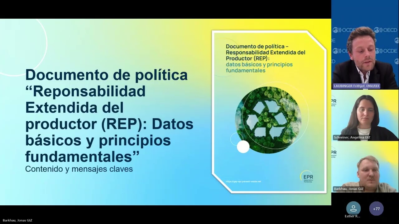 GAP for EPR | Seminarios web introductorios sobre la Responsabilidad Extendida del Productor (REP)