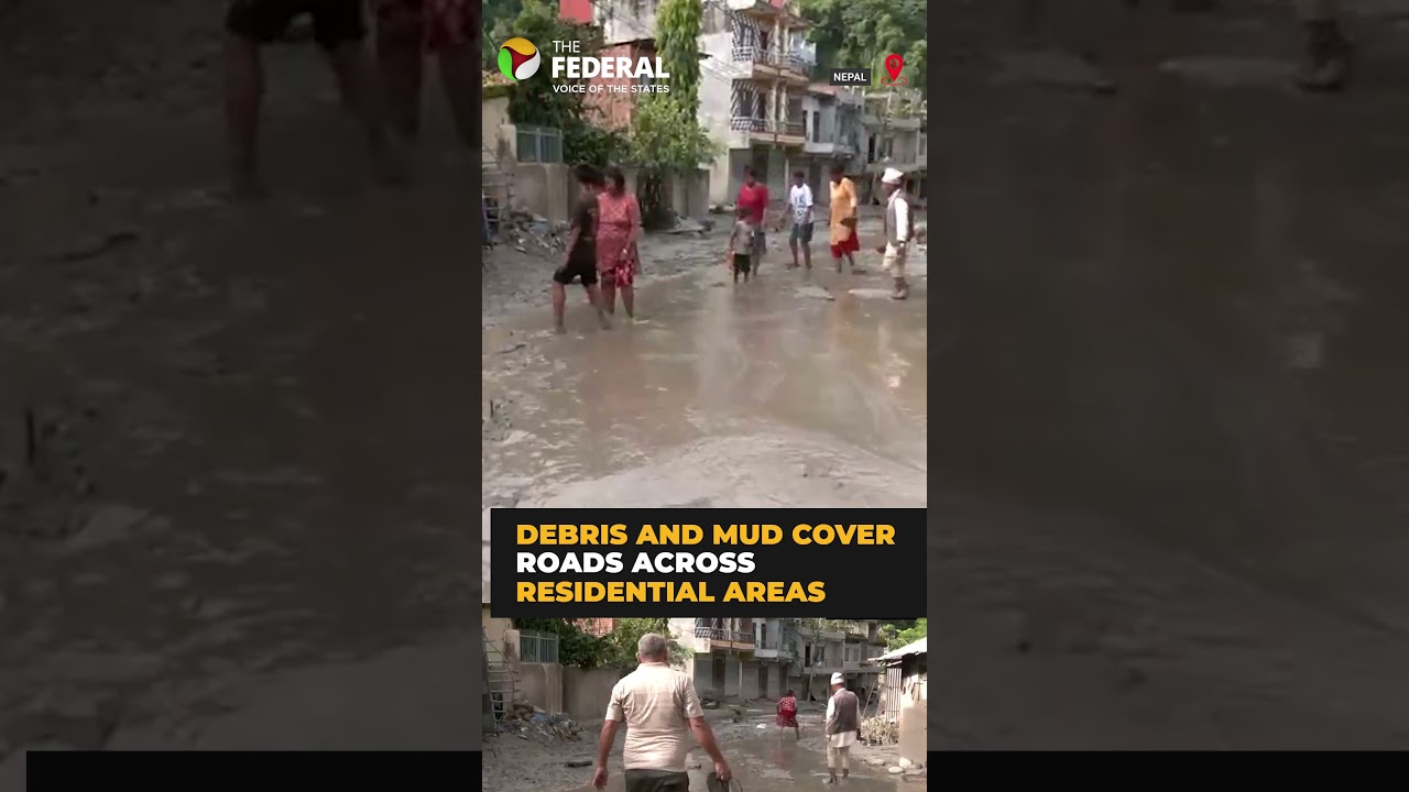 Nepal floods disrupt life in Nuwakot as homes fill with sludge | #shorts