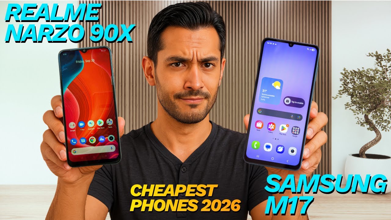 Realme Narzo 90x vs Samsung Galaxy M17 – Full Comparison 2026 📱🔥