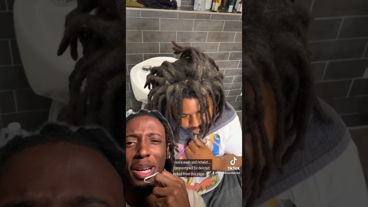 CRAZY Dreadlock Buildup! (Retwist) 😭