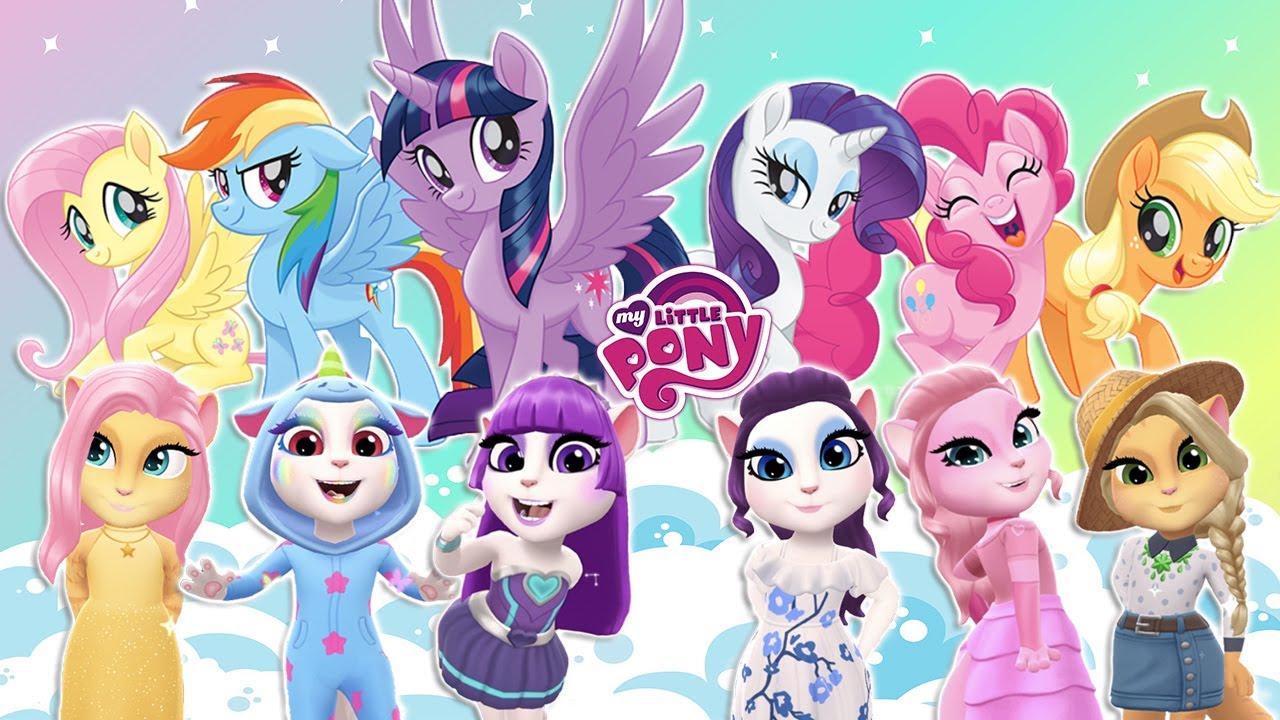 My talking angela 2 || My Little Pony || all the cartoon characters || six pony || cosplay